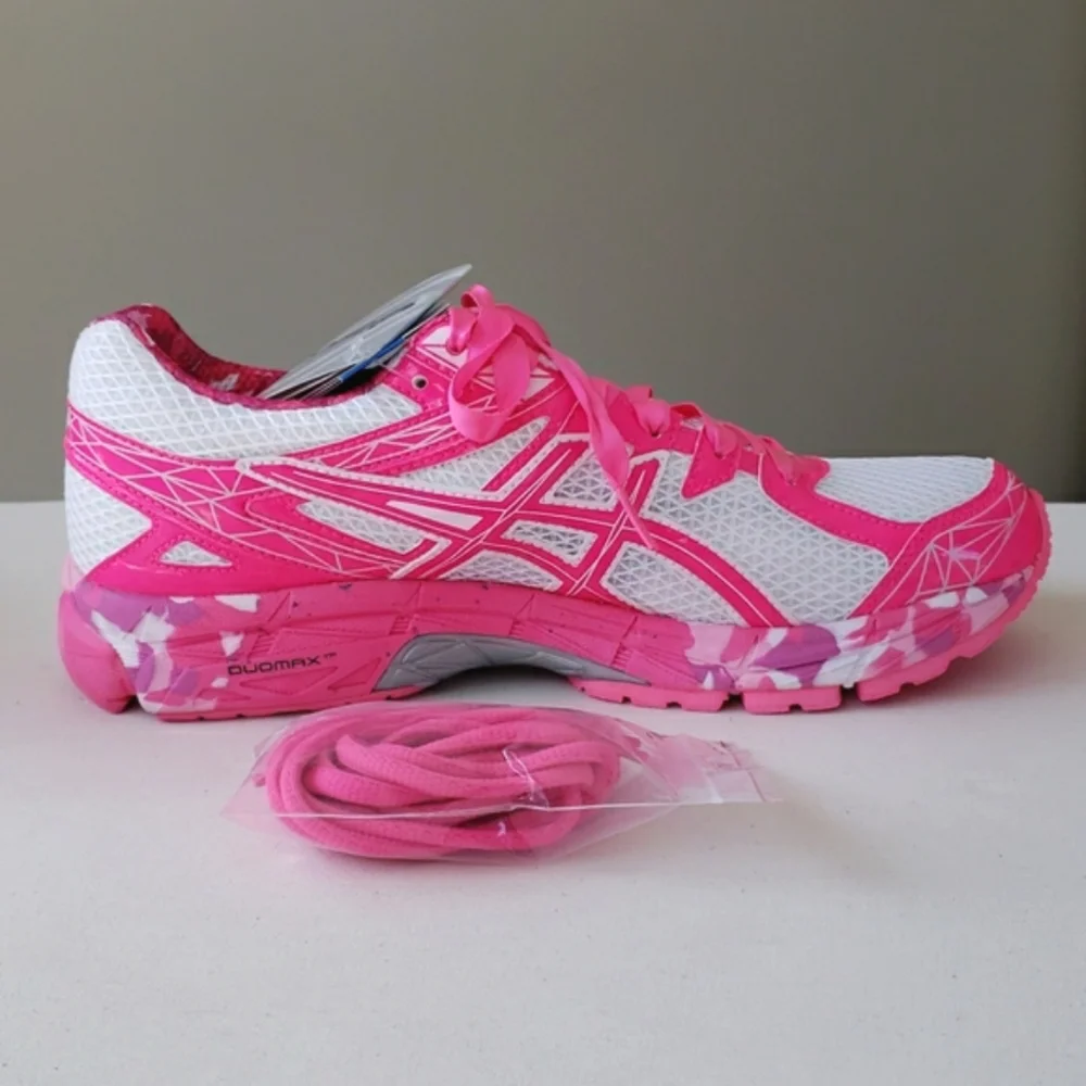 Asics women's 9.5 Breast Cancer Awareness Pink Ribbon GT 1000 3 PR - Picture 9 of 16